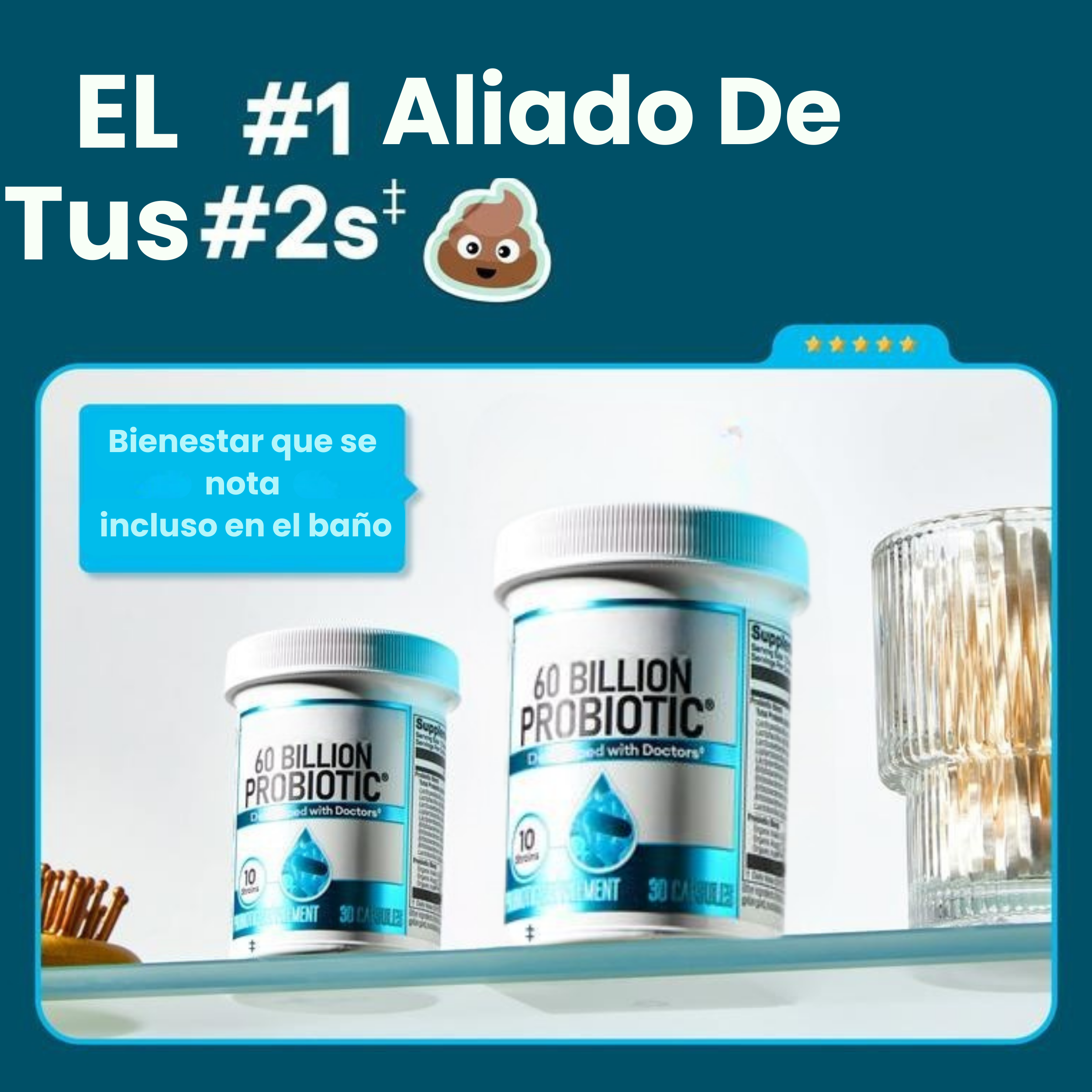 Probiótico 60 Billones