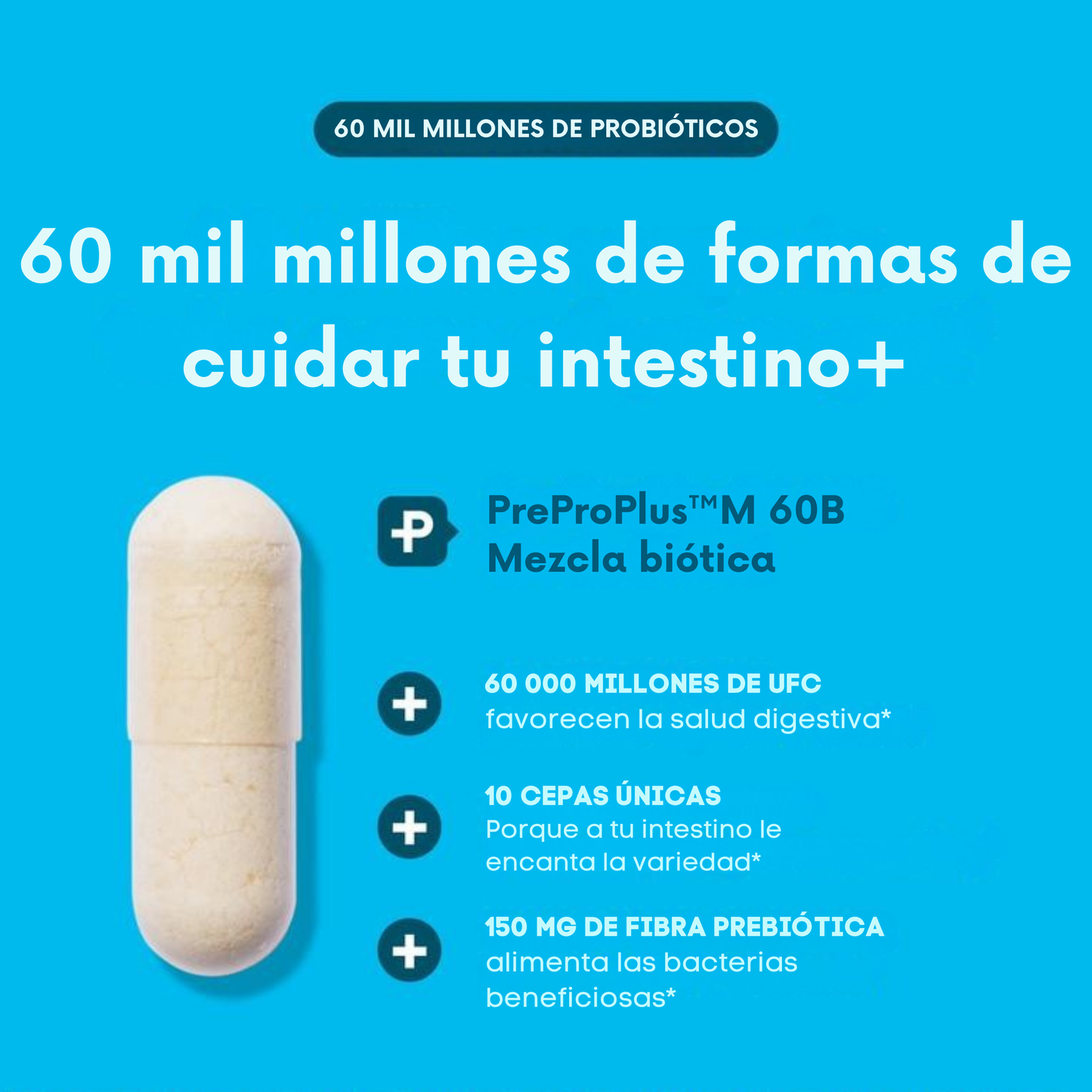 Probiótico 60 Billones