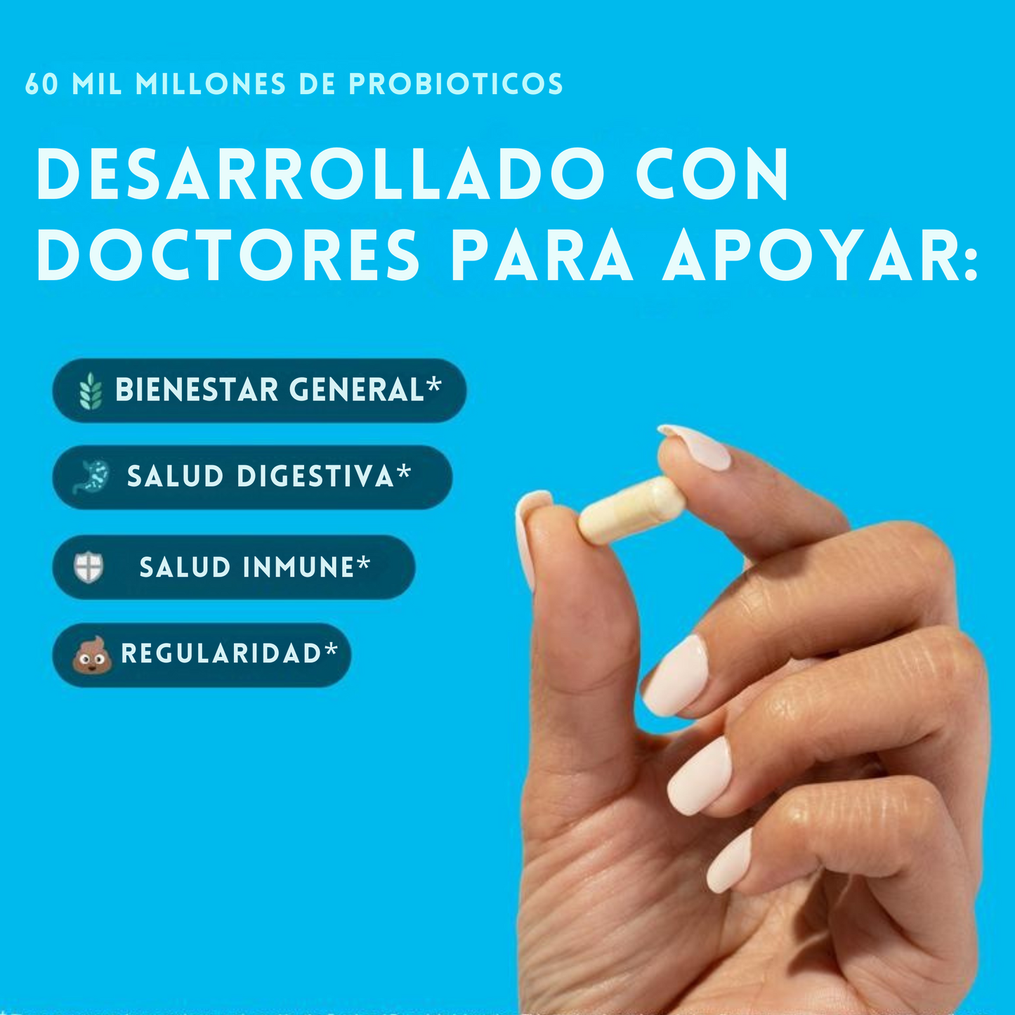 Probiótico 60 Billones