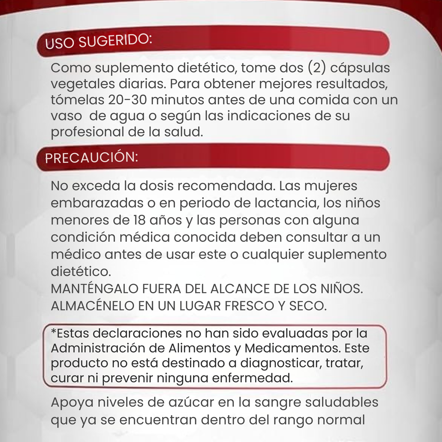 Orelvie™ Sugar Complex: Balance Natural